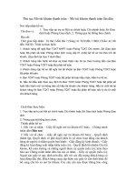 Tài liệu Thủ tục Mở tài khoản thanh toán ppt