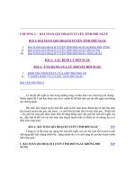 Tài liệu Bài toán qui hoạch tuyến tính đối ngẫu doc