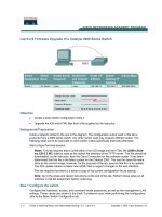 Tài liệu Lab 6.2.9 Firmware Upgrade of a Catalyst 2900 Series Switch doc