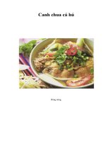 Tài liệu Canh chua cá hú ppt