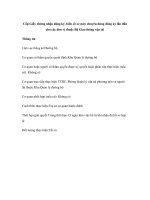 Tài liệu Cấp Giấy chứng nhận đăng ký, biển số xe máy chuyên dùng đăng ký lần đầu cho các đơn vị thuộc Bộ Giao thông vận tải ppt