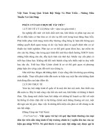 Việt nam trong quá trình hội nhập và phát triển   những mâu thuẫn và giải pháp 