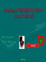 Tài liệu Chi phi & phan loai chi phi 02 pdf