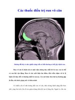 Tài liệu Các thuốc điều trị run vô căn docx