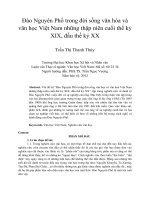 Đào nguyên phổ trong đời sống văn hóa và văn học việt nam những thập niên cuối thế kỷ XIX, đầu thế kỷ XX 