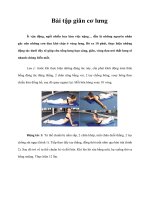 Tài liệu Bài tập giãn cơ lưng pptx