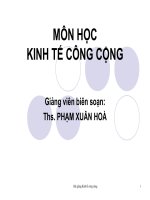 Tài liệu Kinh tế công cộng ppt