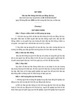 Tài liệu Quy định đào tạo liên thông trình độ cao đẳng, đại học doc