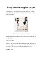 Tài liệu Lưu ý nhỏ với trang phục công sở pptx