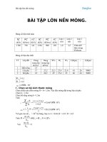 Tài liệu Bài tập lớn nền móng tính toán móng đơn ( móng nông ) ppt