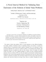 A novel interval method for validating state enclosures of the 