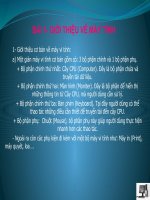 Tài liệu Bai 1- Gioi thieu may tinh ppt
