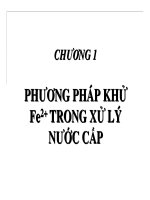 Tài liệu PHƯƠNG PHÁP KHỬ FE2+ TRONG XỬ LÝ NƯỚC CẤP docx