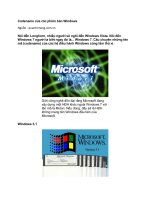 Tài liệu Codename của các phiên bản Windows pdf