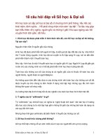 18 câu hỏi đáp về số học & đại số  