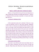 Tài liệu Chế độ ăn - Dinh dưỡng - Tập luyện cho người bệnh gan (Phần 6) ppt