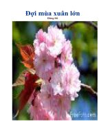 Tài liệu Đợi mùa xuân lớn docx