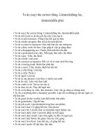 Tài liệu Cấu trúc tiếng Anh hay P10 docx