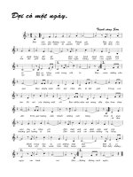 Tài liệu Bài hát đợi có một ngày - Trịnh Công Sơn (lời bài hát có nốt) pptx