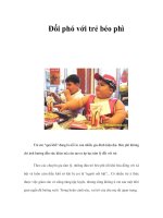 Tài liệu Đối phó với trẻ béo phì docx