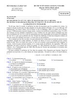 Tài liệu Đề Thi Tiếng Pháp 896 Khối D 2008 doc