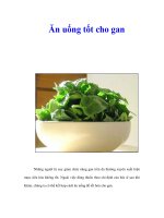 Tài liệu Ăn uống tốt cho gan doc