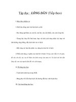 Tài liệu Tập đọc - LÒNG DÂN (Tiếp theo) pdf