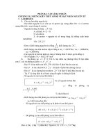 Tài liệu CHƯƠNG IX: NHỮNG KIẾN THỨC SƠ BỘ VỀ HẠT NHÂN NGUYÊN TỬ pptx