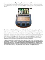 Tài liệu Mẹo dùng Pin AA cho máy ảnh KTS doc