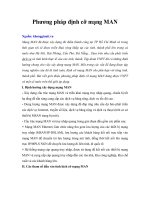 Tài liệu Phương pháp định cỡ mạng MAN doc