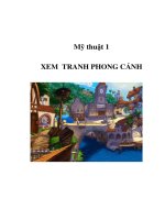 Tài liệu Mỹ thuật 1 - XEM TRANH PHONG CẢNH pptx