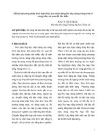 mot so phuong phap tinh toan thuy luc chan dong khi xay dung cong trinh o vung trieu va quai de lan bien