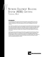 Tài liệu N ETWORK EQUIPMENT BUILDING docx