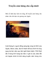 Tài liệu Truyền cảm hứng cho cấp dưới docx