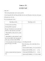 Tài liệu Toán tc ( 27) - LUYỆN TẬP - Nhân với số có hai, ba chữ số pdf