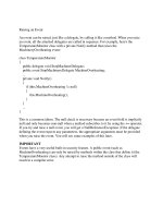 Tài liệu Raising an Event ppt