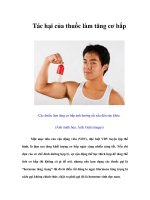 Tài liệu Tác hại của thuốc làm tăng cơ bắp pptx