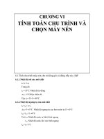 Tài liệu thiết kế hệ thống lạnh, chương 6 docx
