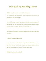 Tài liệu 13 Bí Quyết Trị Bịnh Bằng Thức ăn pptx