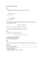 Tài liệu Bài tập xử lý số tín hiệu doc