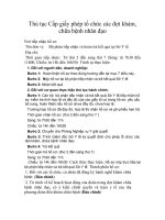 Tài liệu Thủ tục Cấp giấy phép tổ chức các đợt khám ppt