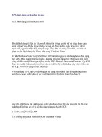 Tài liệu XPS: Ðịnh dạng tài liệu ðiện tử mới pptx