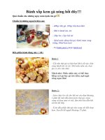 Tài liệu Bánh xốp kem gà nóng hổi đây!!! pptx