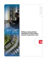 Tài liệu Utilizing a plug-and-play architecture to drive down architecture to drive down docx