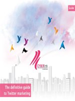 The deffinitive guide to twitter marketing landscape 