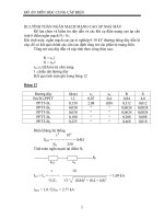 Tài liệu Đồ án môn học - Cung cấp điện pdf