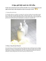 Tài liệu 6 tips giã biệt mái tóc bết dầu docx