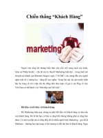 Tài liệu Chiến thắng “Khách Hàng” ppt