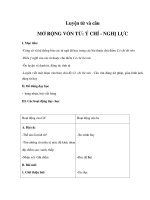 Tài liệu Luyện từ và câu - MỞ RỘNG VỐN TỪ: Ý CHÍ - NGHỊ LỰC (4) pptx