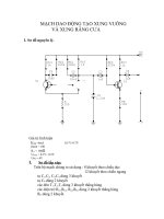 Tài liệu MẠCH DAO ĐỘNG TẠO XUNG VUÔNG VÀ XUNG RĂNG CƯA doc